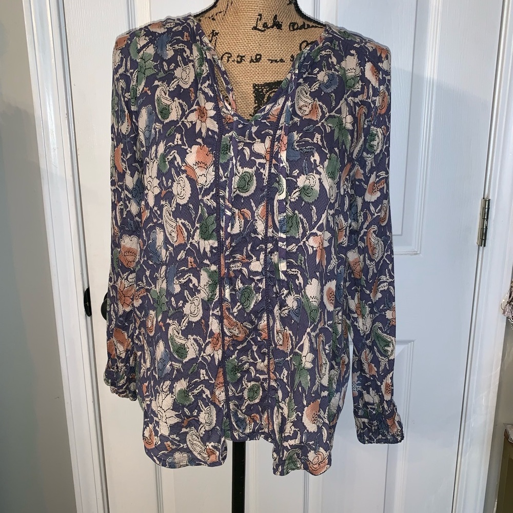 Lucky Brand Floral Boho Top